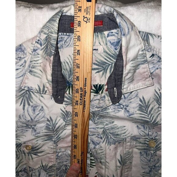Tommy Bahama Men’s Long Sleeve Button Up Shirt Floral Cotton Size L - Picture 8 of 8